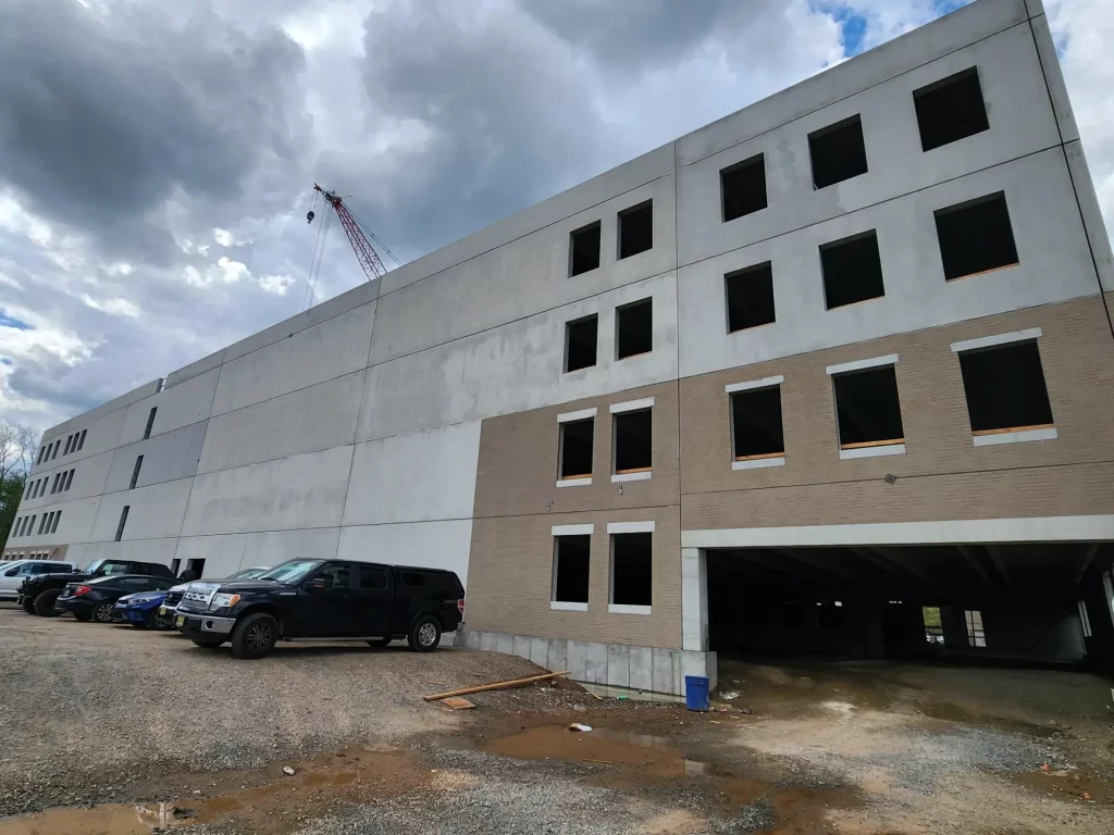 Berkley Heights parking garage.