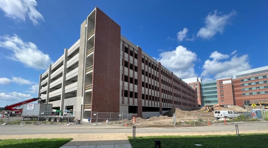 Precast Assembly in Paramus, NJ – New Valley Hospital Garage