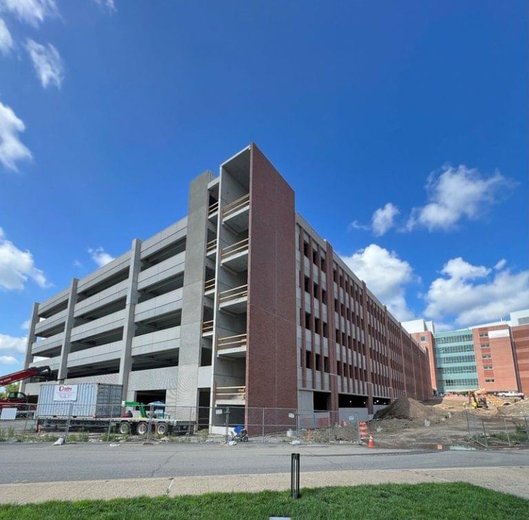 Precast Assembly in Paramus, NJ – New Valley Hospital Garage